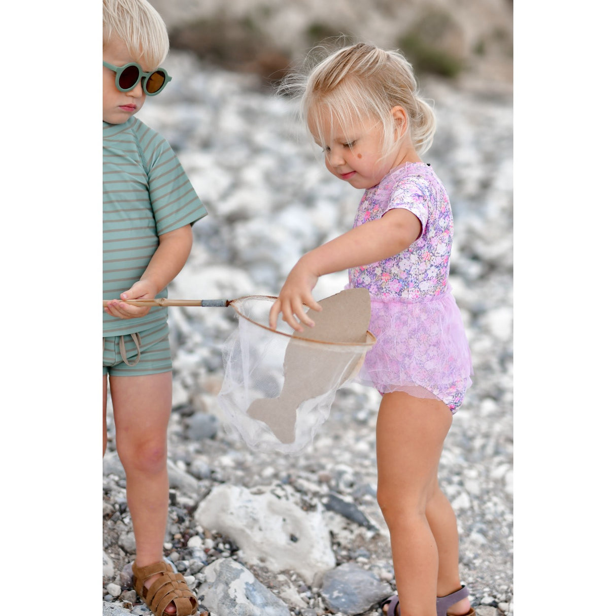 Mikk-Line Lilas Swimsuit UV W Skirt AOP