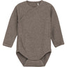 FIXONI Coffee Quartz Melange Wrap Body Ls Melange Rib