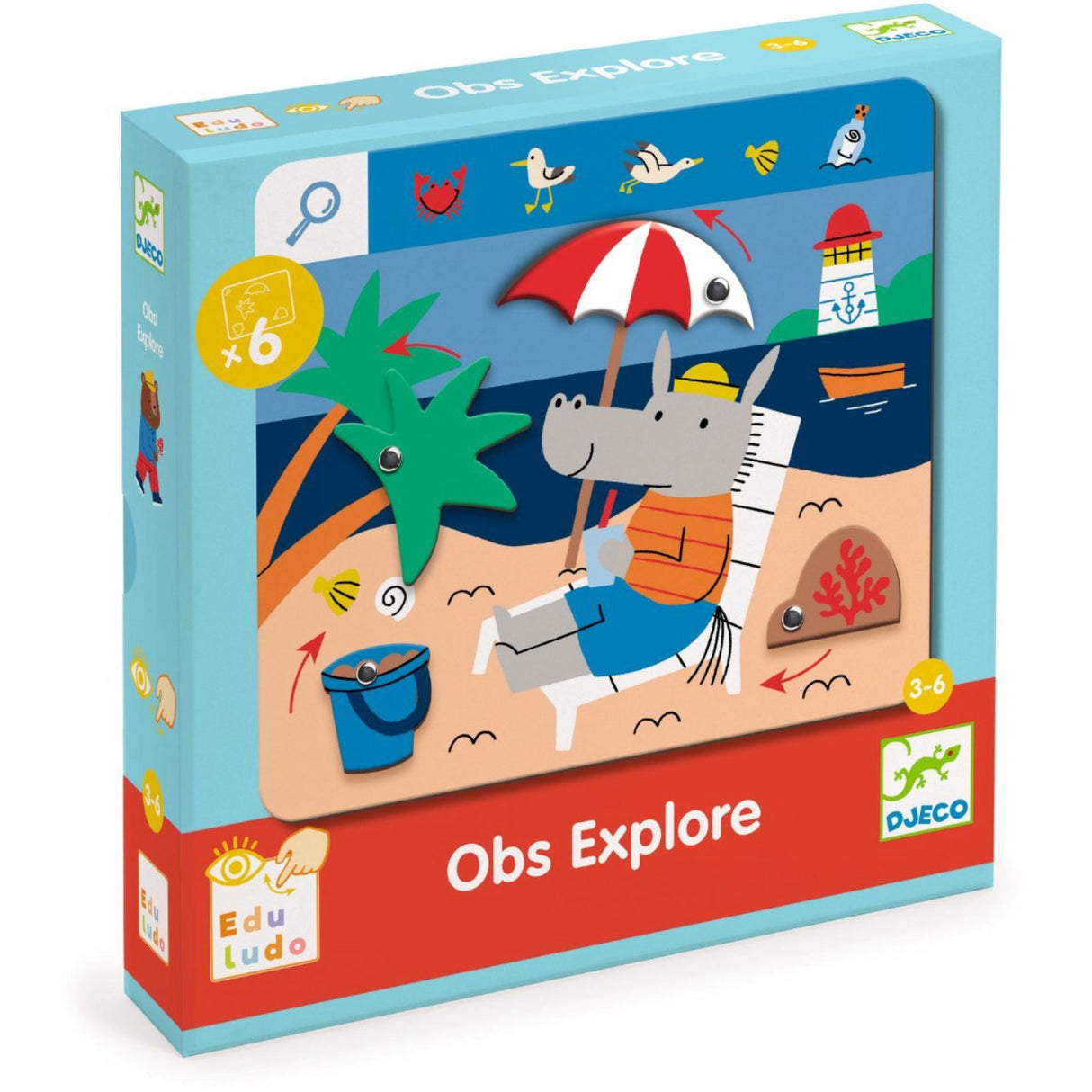 Djeco Find And Drej Jorden Rundt