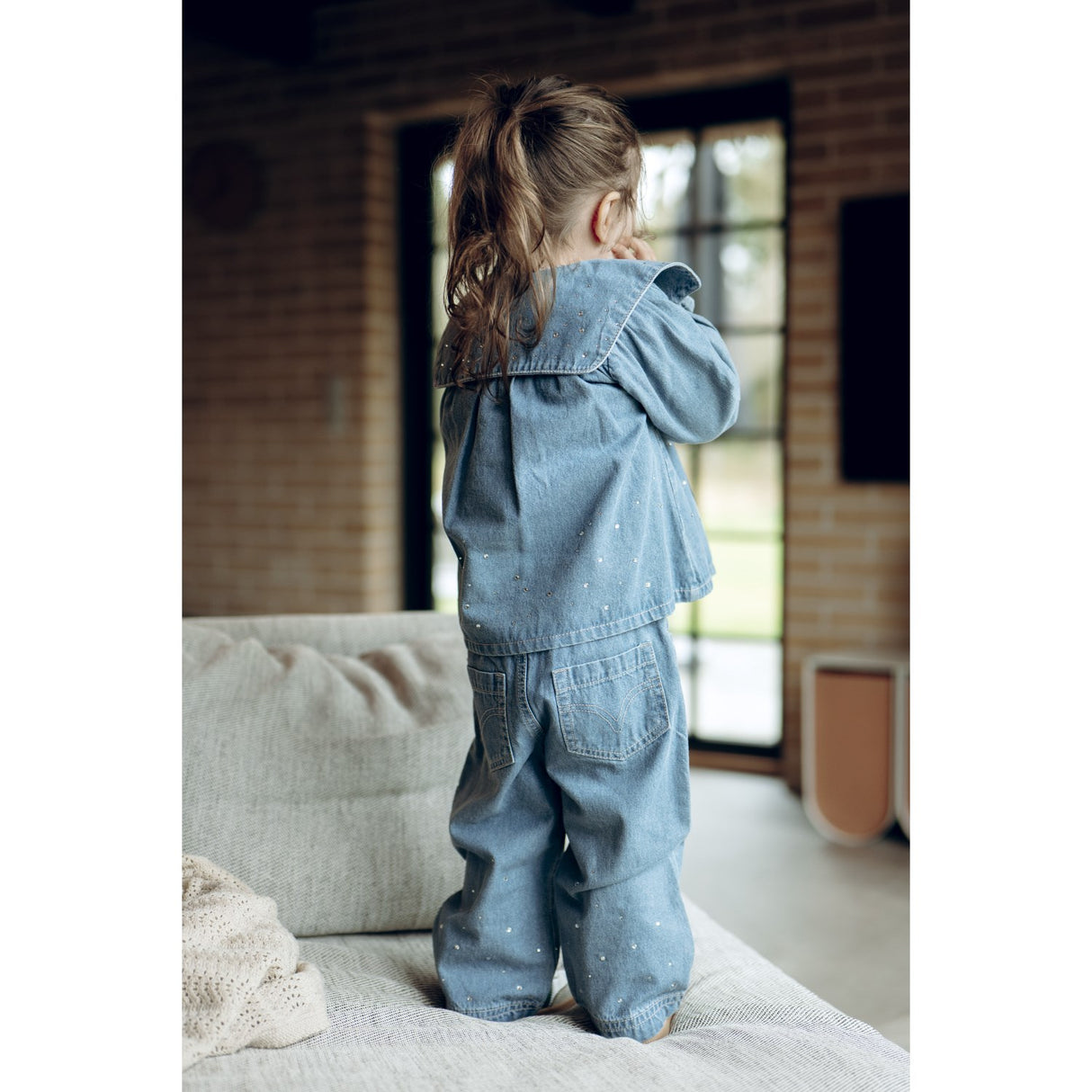 Hust & Claire Blue Denim Karoline Denim W.Studs