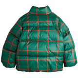 Mini Rodini Green Plaid AOP Citypuffer