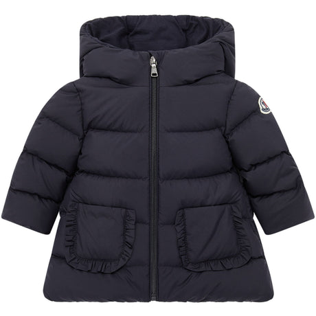 Moncler Navy Molan Long Parka Jacket