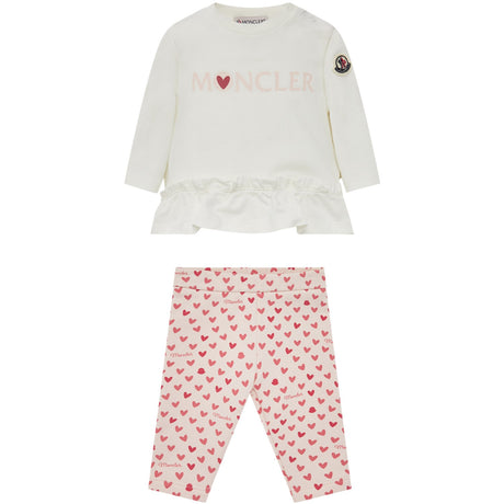 Moncler Open White Knitwear Clothing Ensemble Set