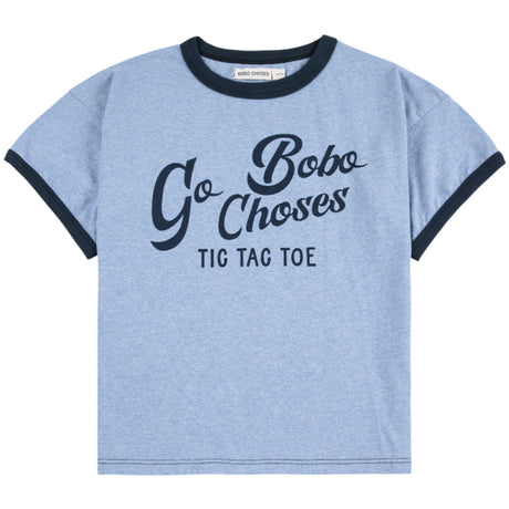 Bobo Choses Light Blue Go Bobo T-Shirt