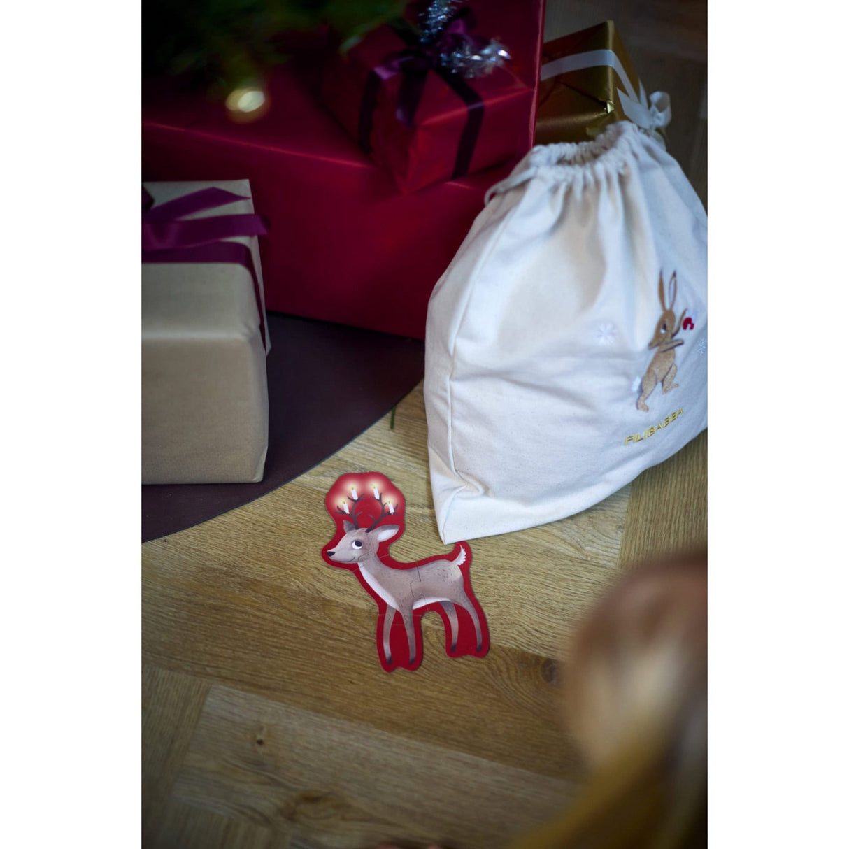 FILIBABBA Forest Friends Set Of 4 Puzzles Wonderful Winter