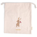 FILIBABBA Hare Embroidered Gift Bag Gots Wonderful Winter Mountain