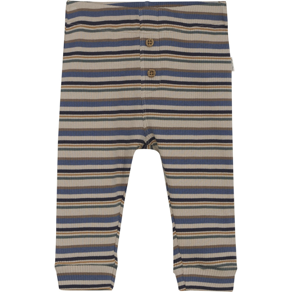 Minymo China Blue Pants Y/D Rib