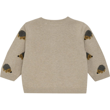 Minymo Beige Melange Cardigan Knit