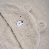 Pippi Dove Hooded Bath Towel