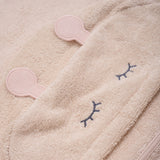 Pippi Rose Dust Hooded Bath Towel