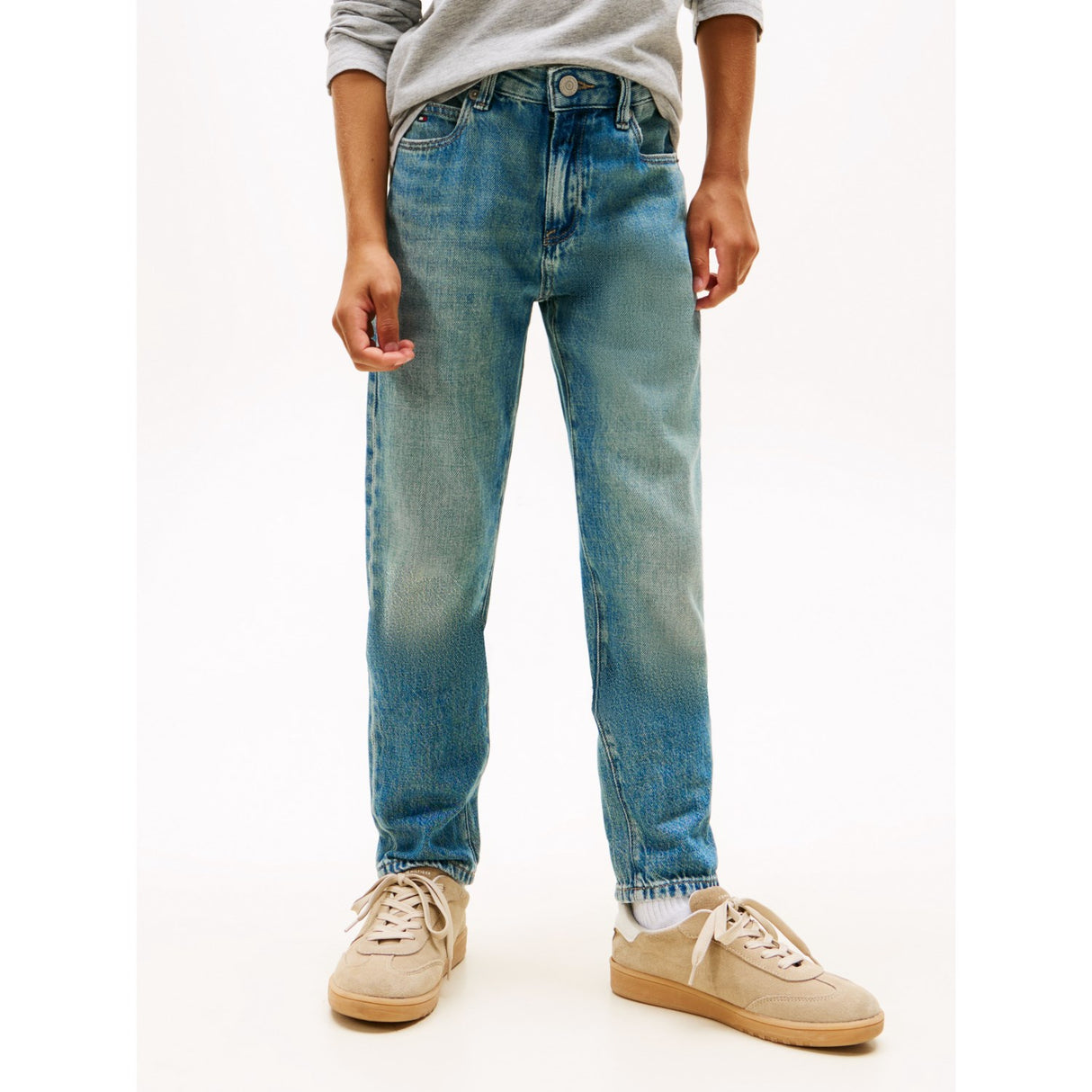 Tommy Hilfiger Vintage Worn Modern Straight Vintage Denim Jeans