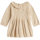 Tommy Hilfiger Malted Milk Heather Cable Sweater Dress Ls