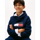 Tommy Hilfiger Dark Night Navy Flag Hoodie