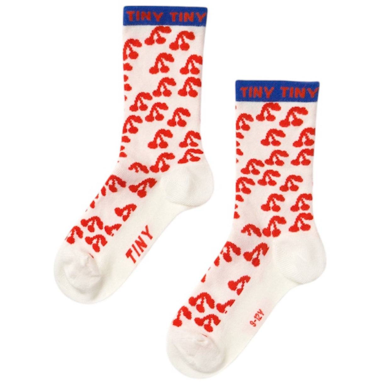 TinyCottons Off-White Cherries Medium Socks