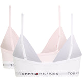 Tommy Hilfiger Light Pink / White 2 Pk Triangle Bralette