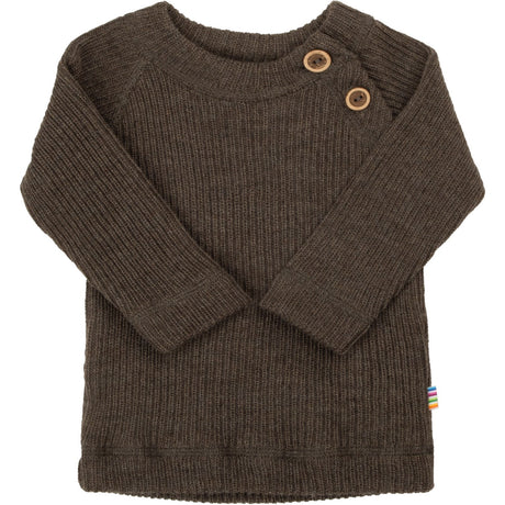 Joha Brown Melange Blouse M/Lange Sleeves