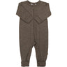 Joha Brown Melange Onesie