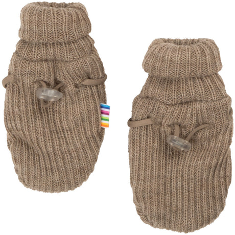 Joha Beige Melange Mittens Double Lags