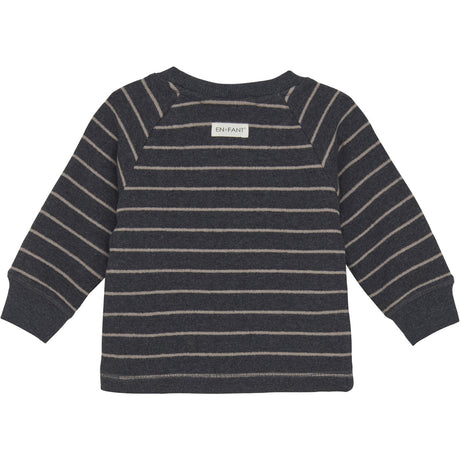 En Fant Ebony Sweatshirt Ls Stripe