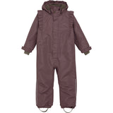 En Fant Rose Taupe Snowsuit W. Frills