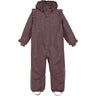 En Fant Rose Taupe Snowsuit W. Frills