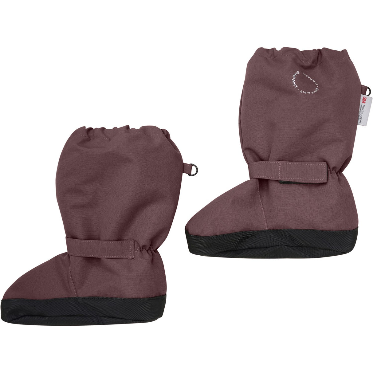 En Fant Rose Taupe Footies