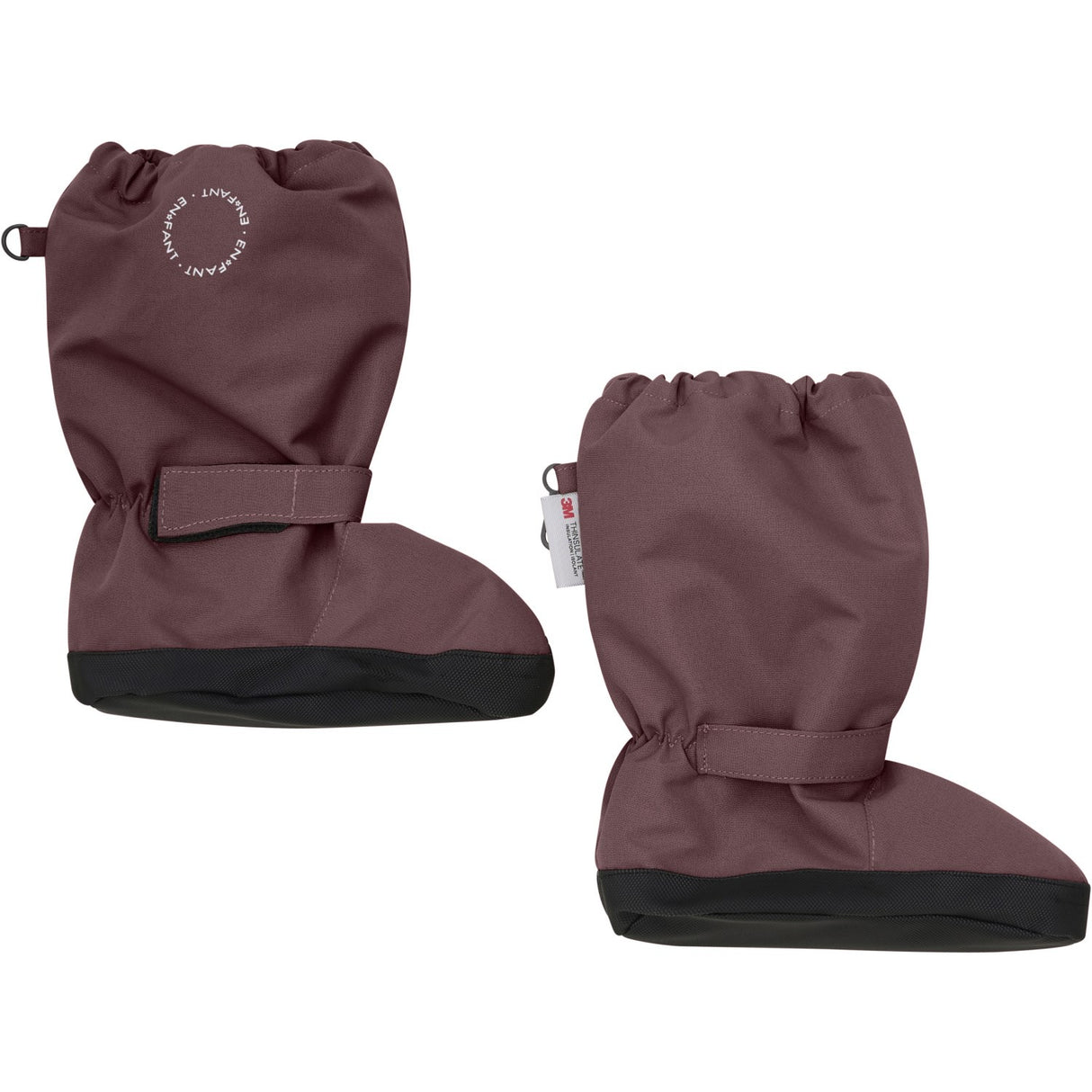 En Fant Rose Taupe Footies