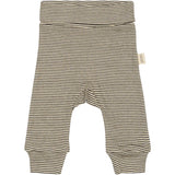 Petit Piao Coffee Bean/Dark Off White PPDian Fold Leggings Stripe NOOS