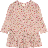 Petit Piao Autumn Anemon Dress L/S Gather Printed