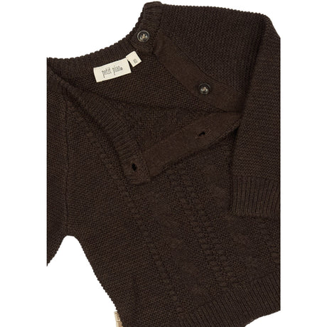 Petit Piao Brown PpDaqo Knit Shirt