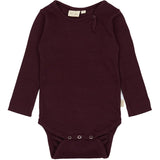 Petit Piao Dark Grape Body L/S Modal