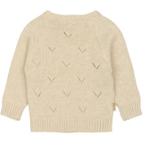 Petit Piao Off White PpDaqa Fold Over Knit