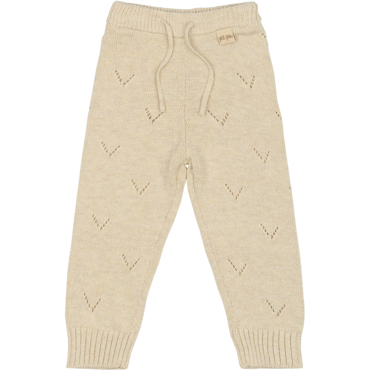 Petit Piao Off White PpDaqa Knit Pants