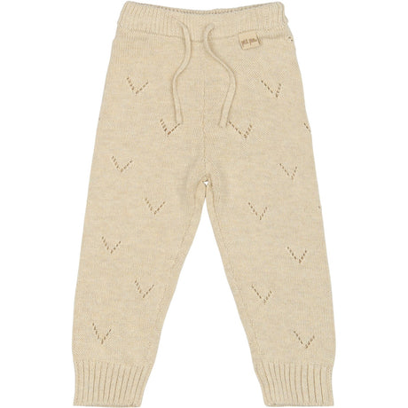 Petit Piao Off White PpDaqa Knit Pants