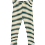 Petit Piao Dark Sea/off White Legging Modal Striped