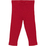 Petit Piao Jet Red/Biking Red Legging Modal Heart