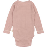 Petit Piao Nostalgic Rose/Dark Off White PPDante Body L/S Merino Wool Striped