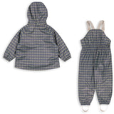 Konges Sløjd Laurel Blue Check Rainy Palme Set