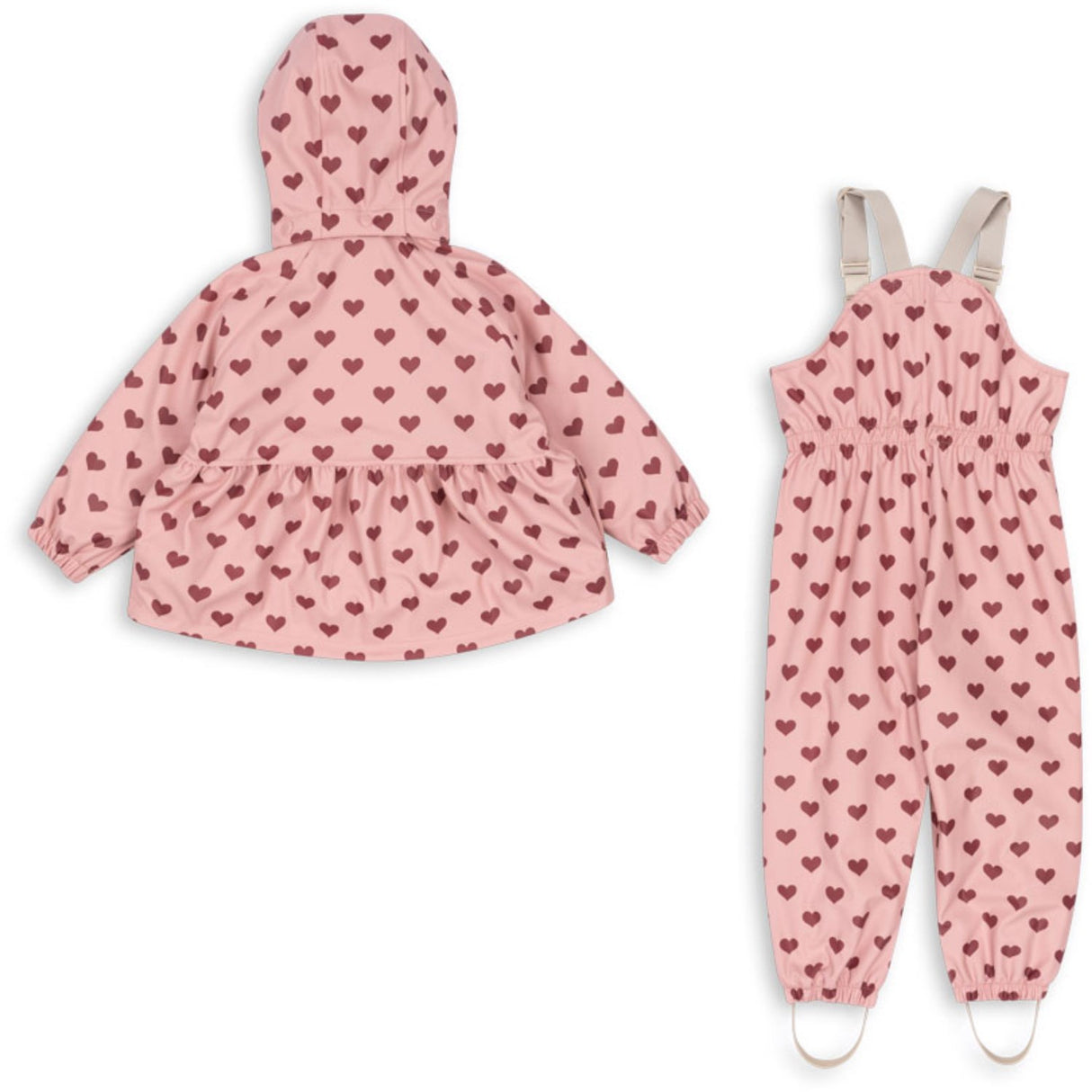 Konges Sløjd Amour Pink Rainy Palme Set Girl