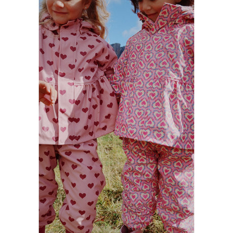 Konges Sløjd Amour Pink Rainy Palme Set Girl