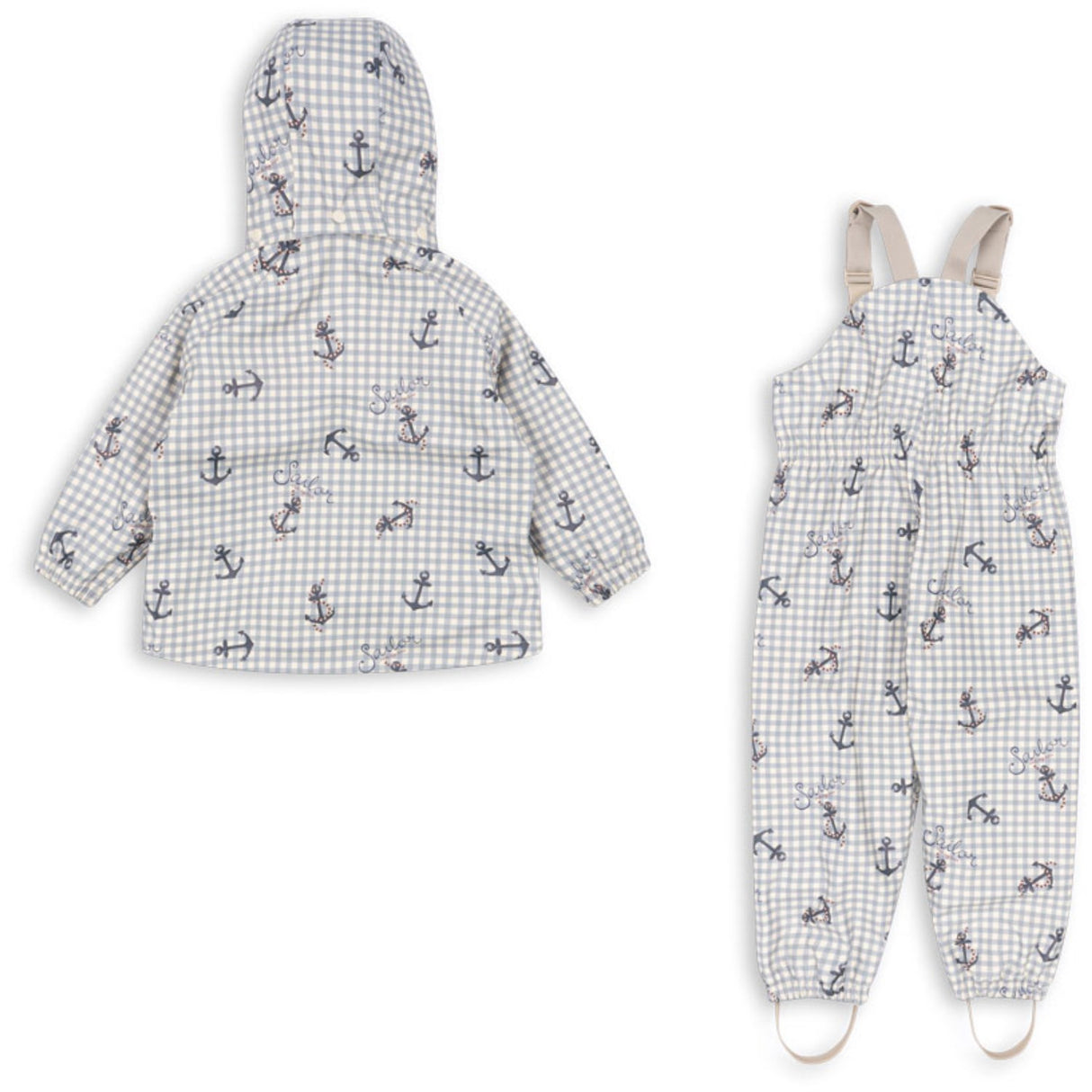 Konges Sløjd Sailor Check Rainy Palme Set