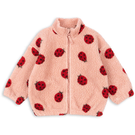 Konges Sløjd Ladybug Pink Jody Teddy Jacket Grs