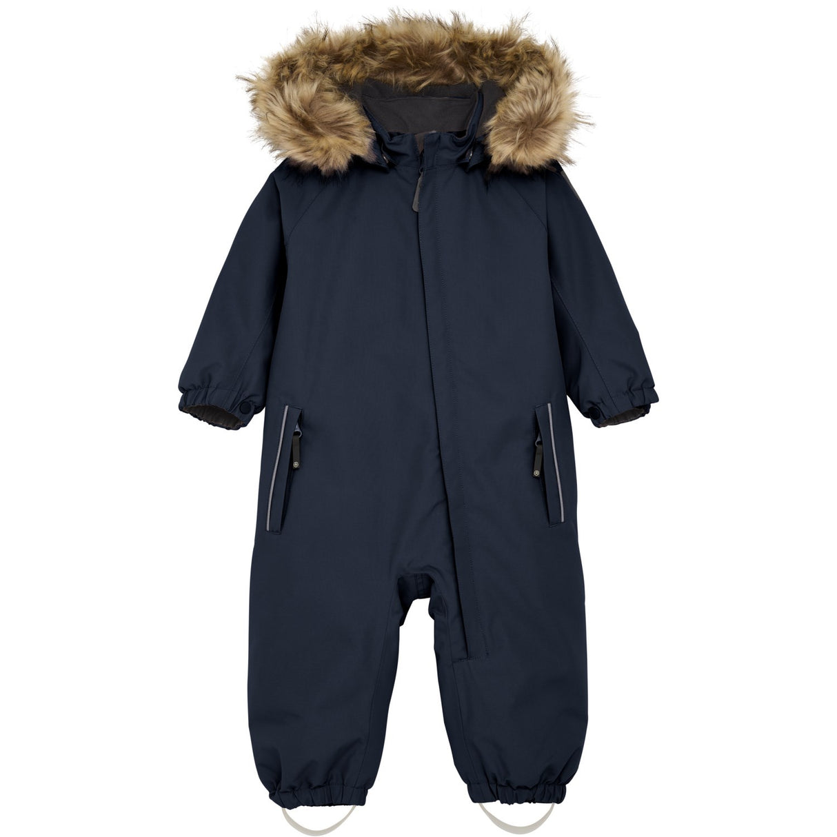 Color Kids Total Eclipse Baby Coverall W. Fake Fur