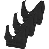 Mama;licious Black Black 3-Pack Mlmelisa Bra 2F 3-Pack