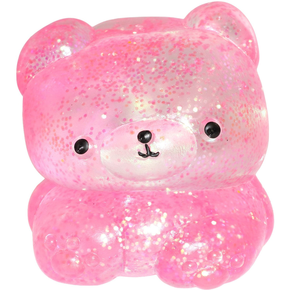 Pocket Money Squeeze Sugar Glitter Bear Pink