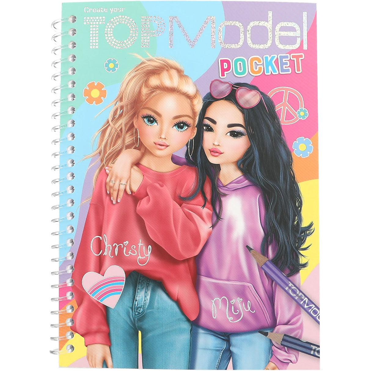 TOPModel Pocket Colouring Book