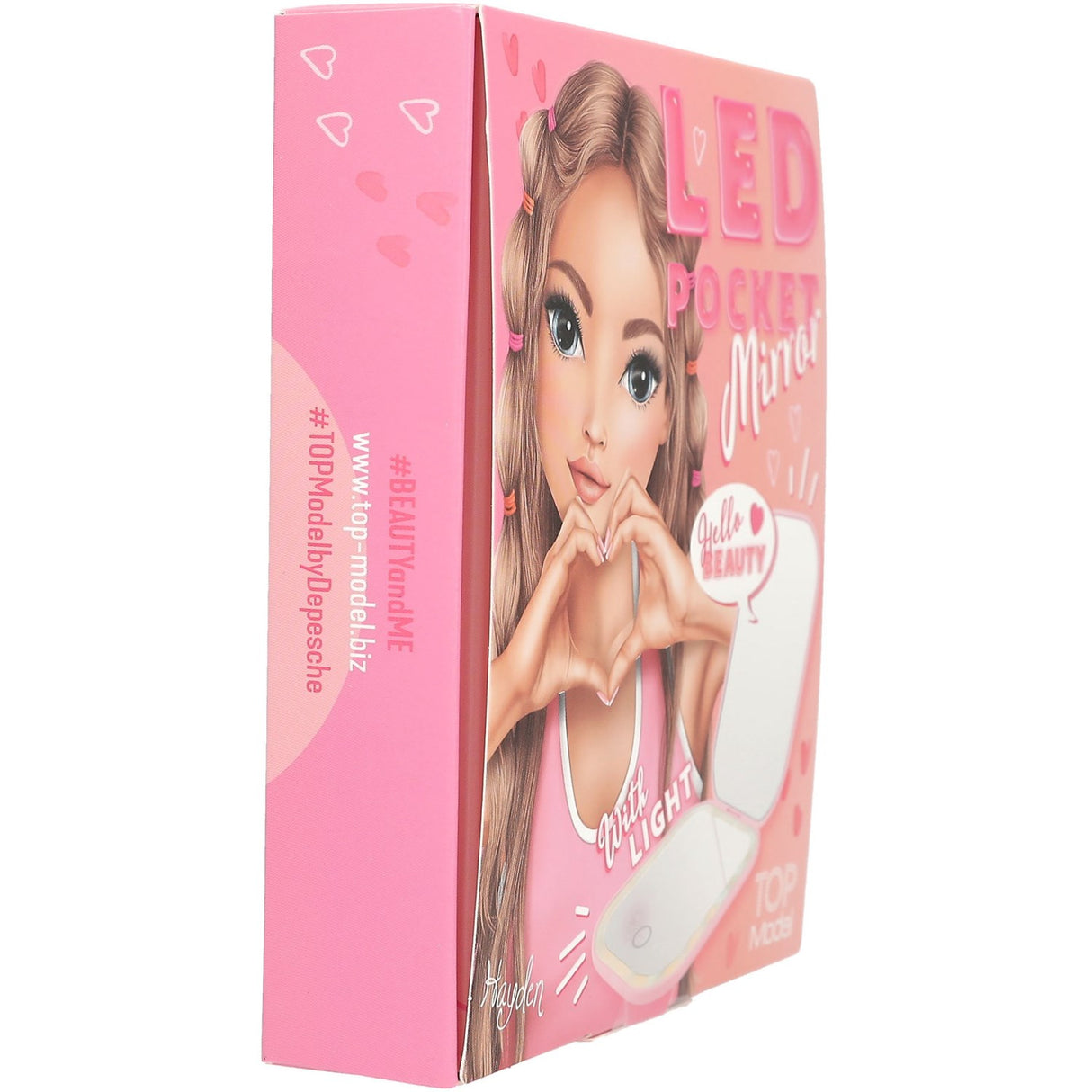TOPModel Beauty And Me Foldable Pocket Mirror With LED