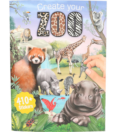 TRENDS by Depesche Create Your ZOO Colouring Book