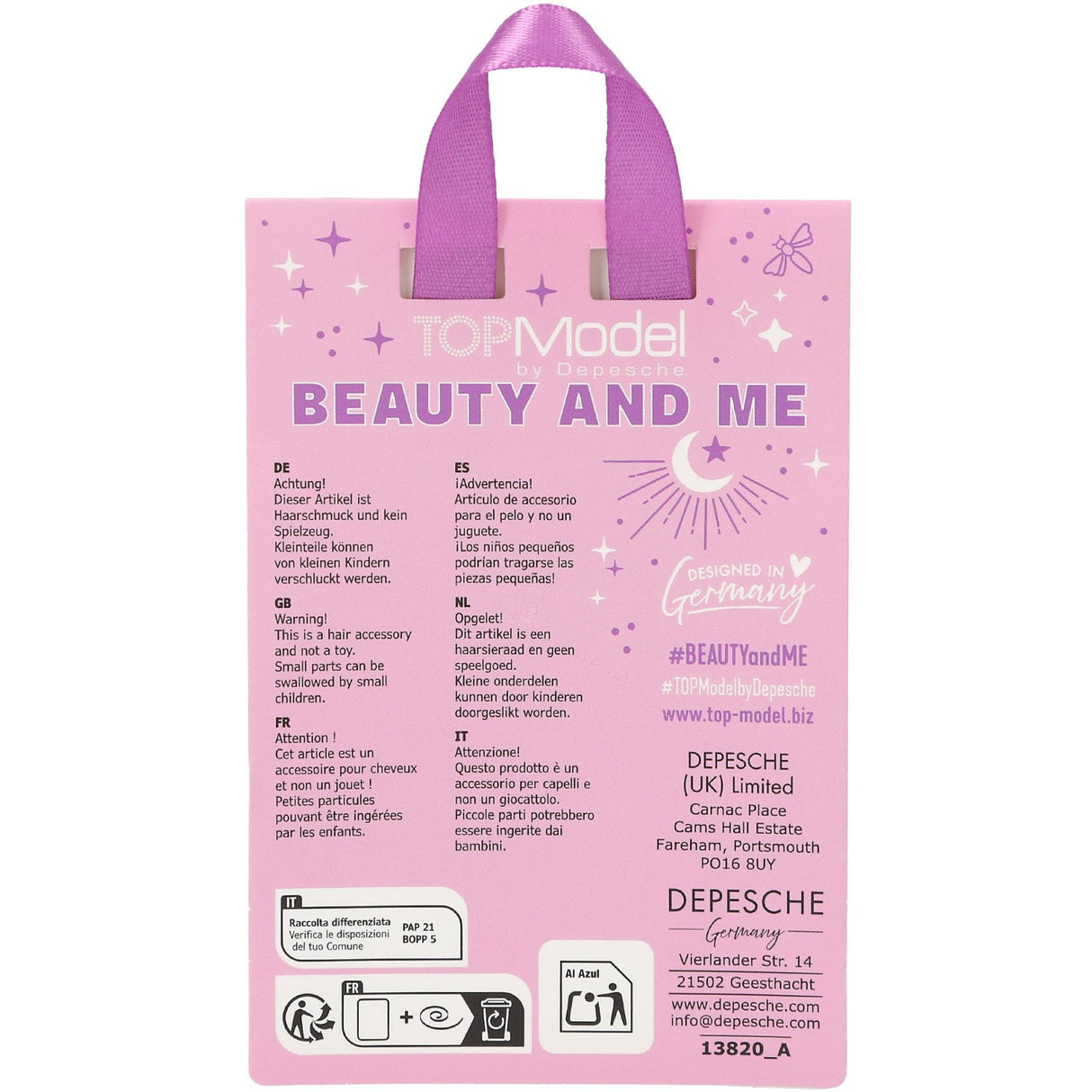 TOPModel Beauty And Me Hairclip Hearts Set