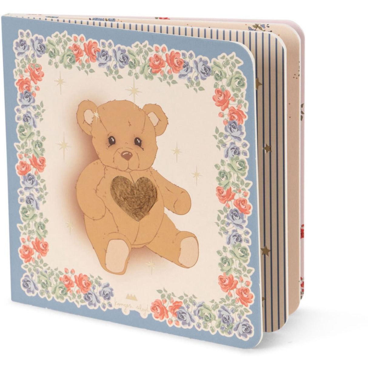 Konges Sløjd Bear Touch And Feel Book Fsc